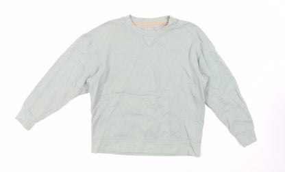 COS Womens Green Cotton Pullover Sweatshirt Size XS Pullover