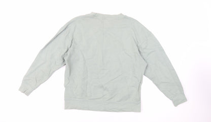 COS Womens Green Cotton Pullover Sweatshirt Size XS Pullover