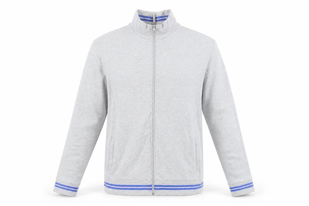 Mens UK Size L Burton Grey Full Zip Sweatshirt