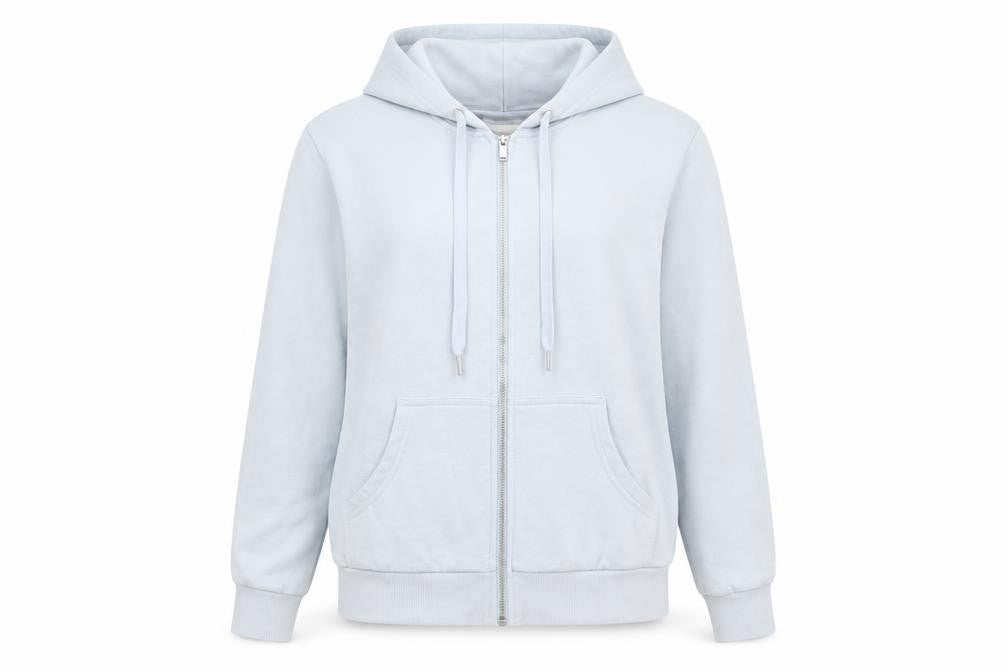 Womens UK Size S H&M Blue Full Zip Hoodie