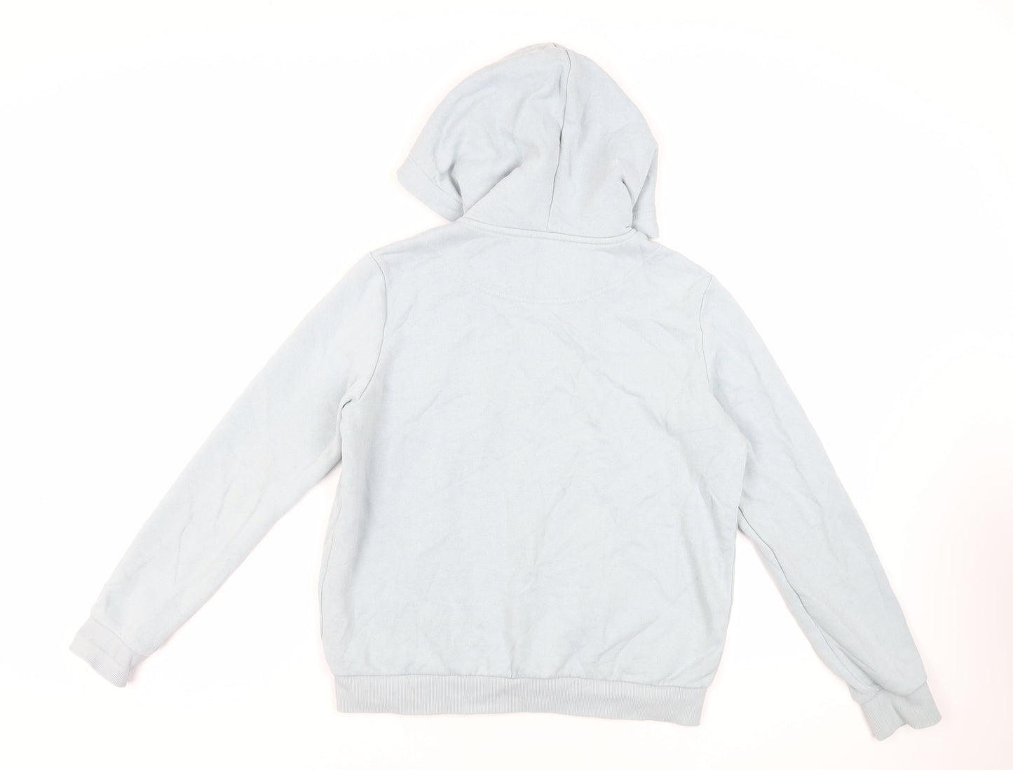 H&M Womens Blue Cotton Full Zip Hoodie Size S Zip - Pockets