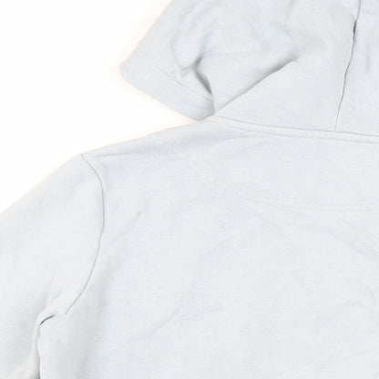 H&M Womens Blue Cotton Full Zip Hoodie Size S Zip - Pockets