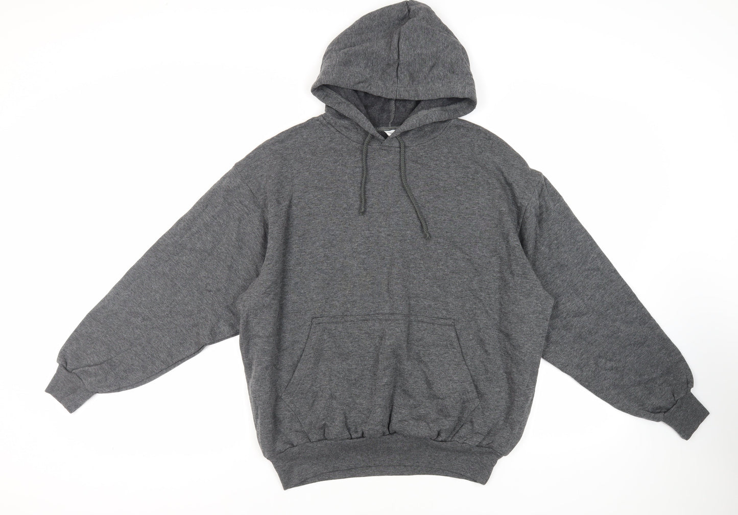 Mens UK Size M C&A Grey Pullover Hoodie