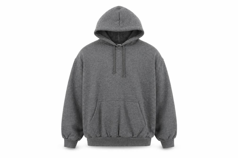 Mens UK Size M C&A Grey Pullover Hoodie