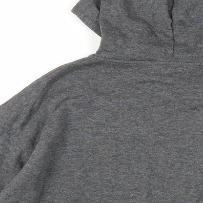 Mens UK Size M C&A Grey Pullover Hoodie