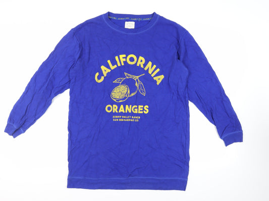 Womens UK Size 12 NEXT Blue Pullover Sweatshirt