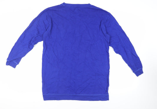 Womens UK Size 12 NEXT Blue Pullover Sweatshirt