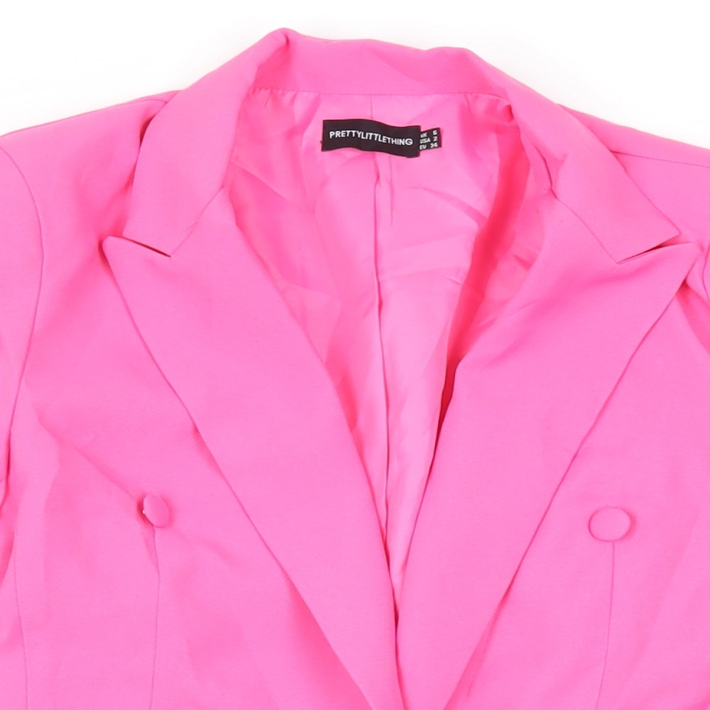 Womens UK Size 6 PRETTYLITTLETHING Pink Jacket