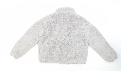 Womens UK Size S New Look Grey Jacket