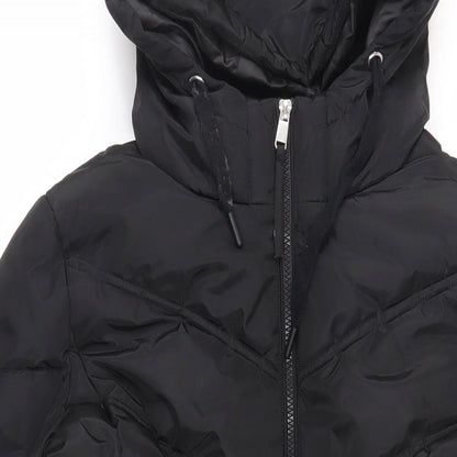 Womens UK Size 12 Capsule Black Quilted Coat