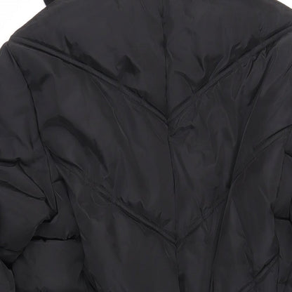 Womens UK Size 12 Capsule Black Quilted Coat