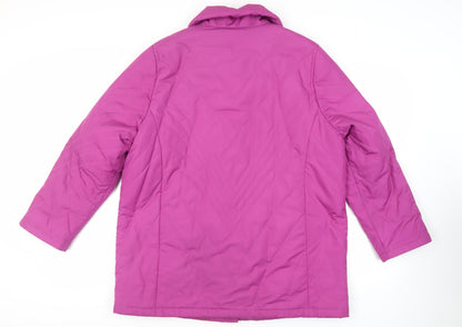 c.o.v.e.r! Womens Purple Jacket Size L Zip