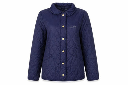 Womens UK Size 10 Mountain Life Blue Quilted Coat