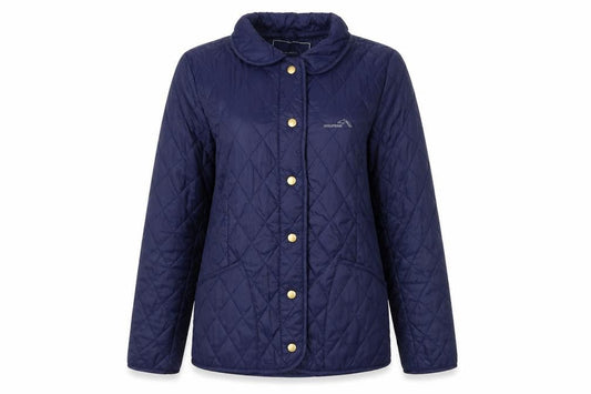 Womens UK Size 10 Mountain Life Blue Quilted Coat
