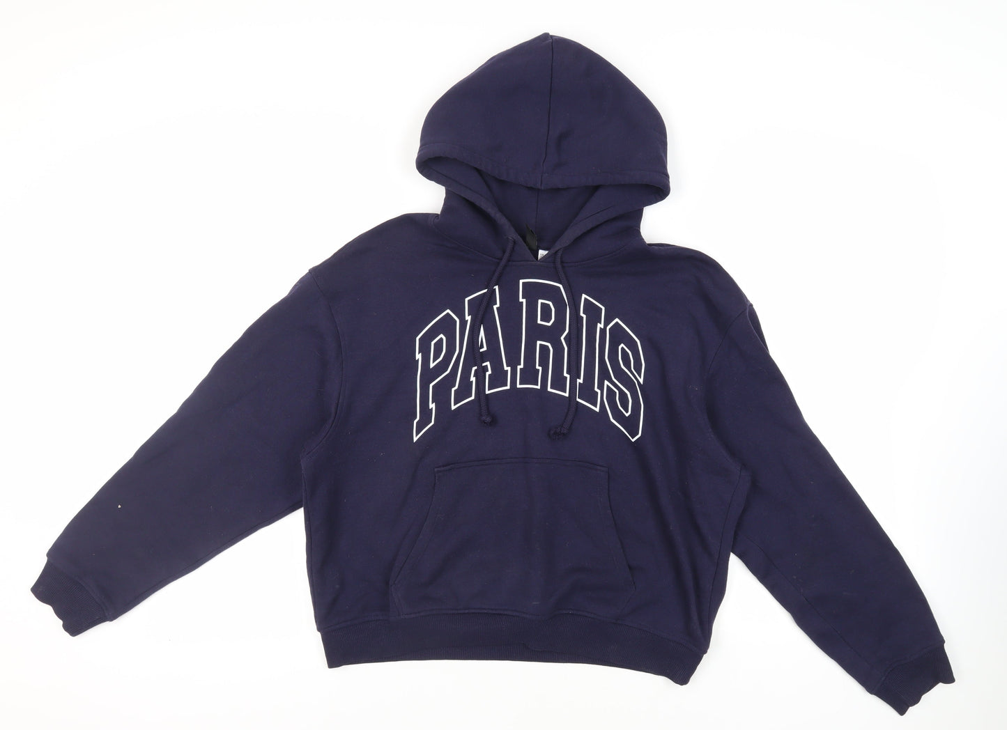Womens UK Size L Divided by H&M Blue Pullover Hoodie