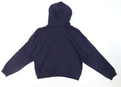 Womens UK Size L Divided by H&M Blue Pullover Hoodie