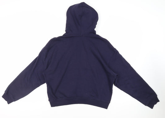 Womens UK Size L Divided by H&M Blue Pullover Hoodie
