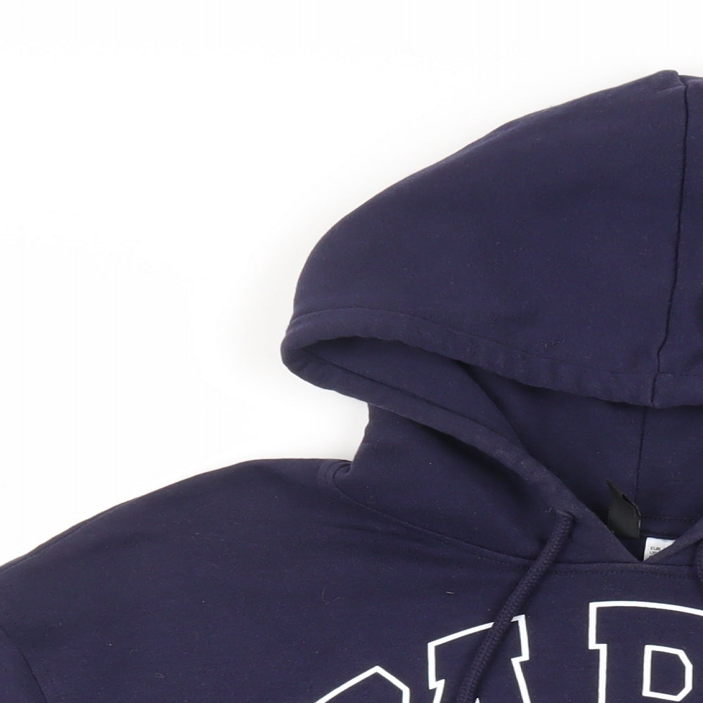 Womens UK Size L Divided by H&M Blue Pullover Hoodie