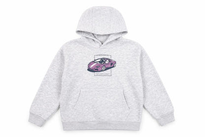 Next Boys Grey Cotton Pullover Hoodie Size 5 Years Pullover - Sports Car