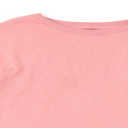 PDI Womens Pink Cotton Pullover Sweatshirt Size M Pullover