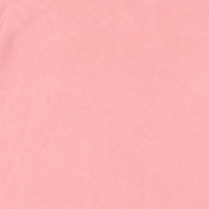 PDI Womens Pink Cotton Pullover Sweatshirt Size M Pullover