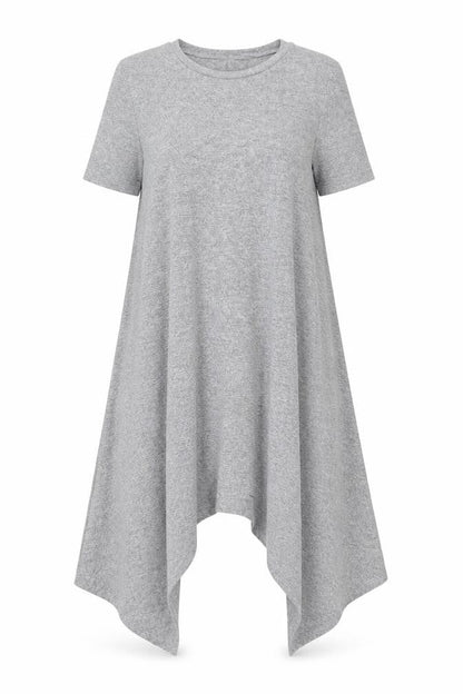 River Island Womens Grey Polyester Shift Size 10 Round Neck Pullover