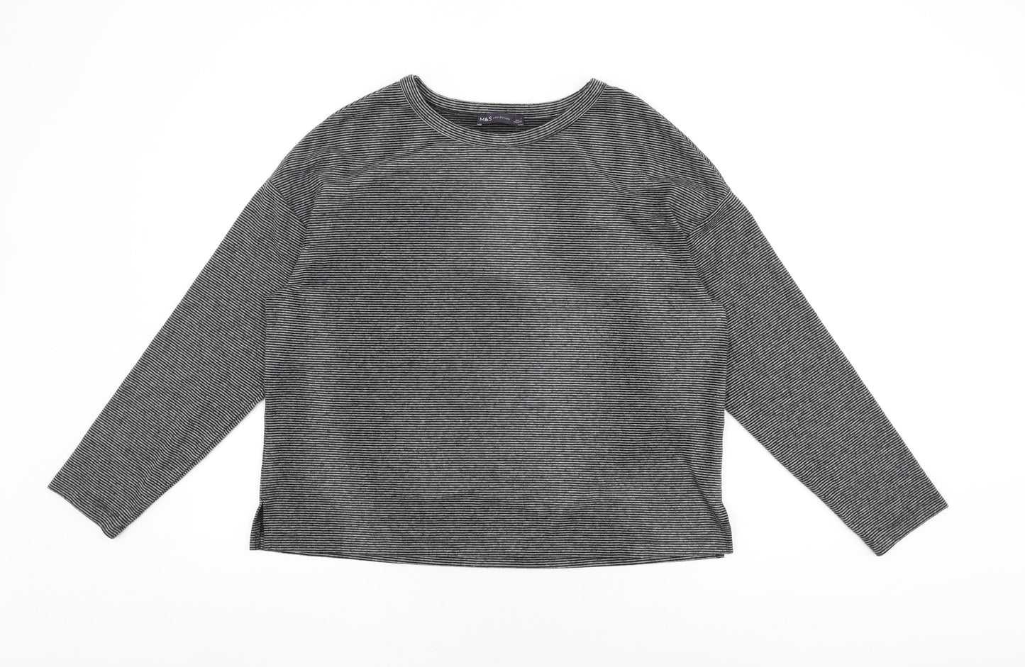 Womens UK Size 14 Marks and Spencer Grey Basic T-Shirt