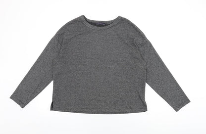 Womens UK Size 14 Marks and Spencer Grey Basic T-Shirt