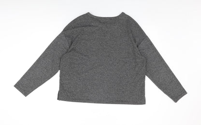 Womens UK Size 14 Marks and Spencer Grey Basic T-Shirt