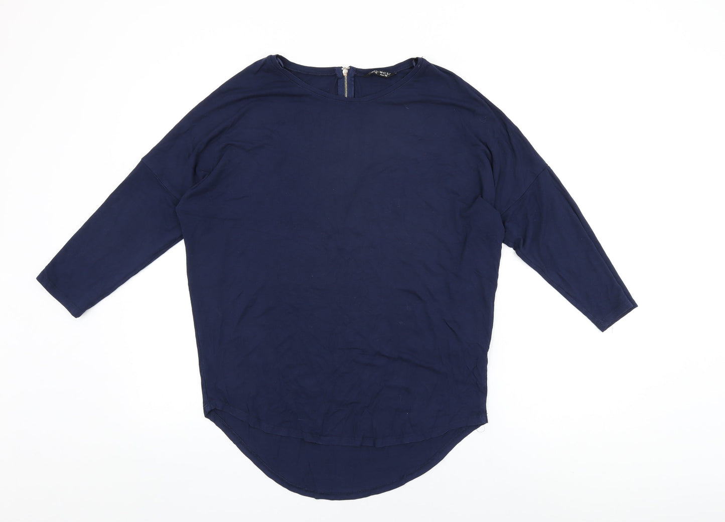 Womens UK Size 12 Select Blue Basic T-Shirt