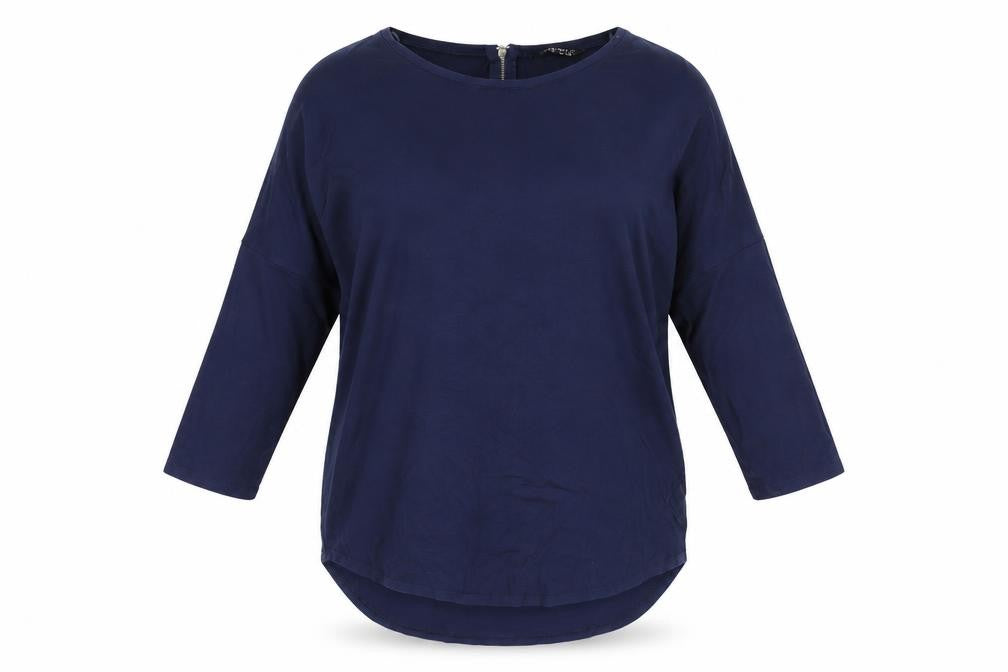 Womens UK Size 12 Select Blue Basic T-Shirt