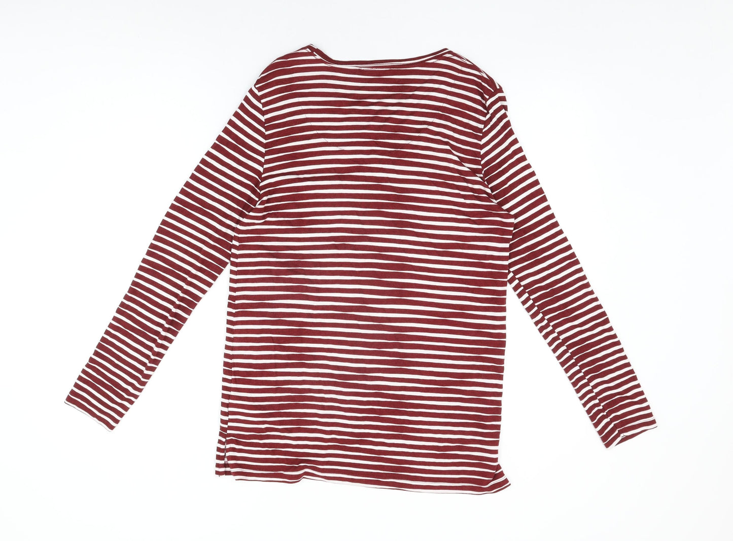 Womens UK Size 10 Marks and Spencer Red Basic T-Shirt