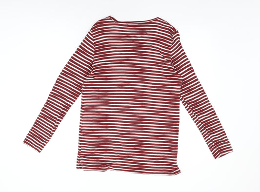 Womens UK Size 10 Marks and Spencer Red Basic T-Shirt