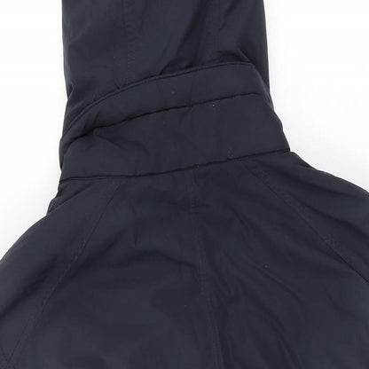 Mens UK Size L Marks and Spencer Black Overcoat