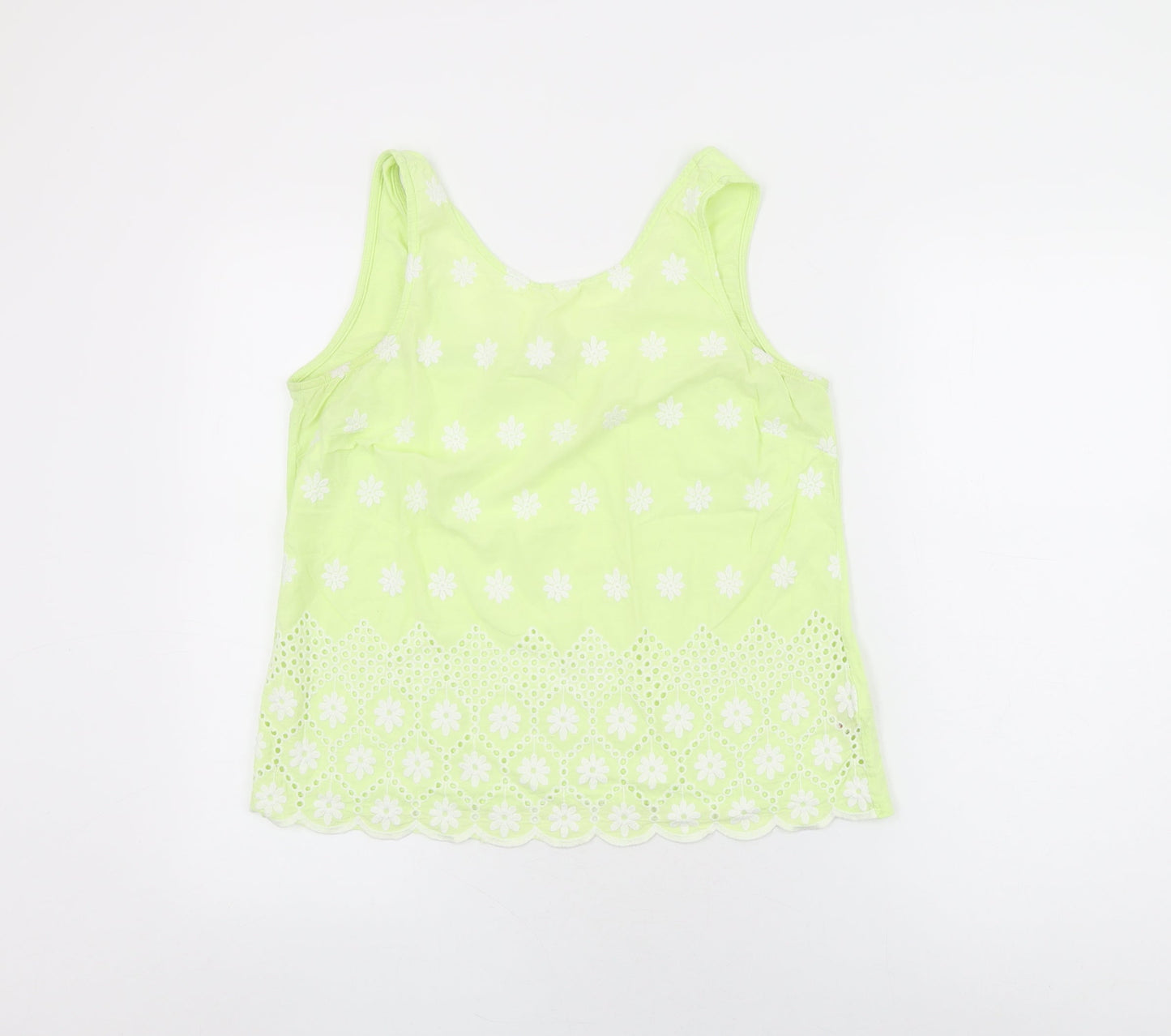 Womens UK Size 14 NEXT Green Basic T-Shirt