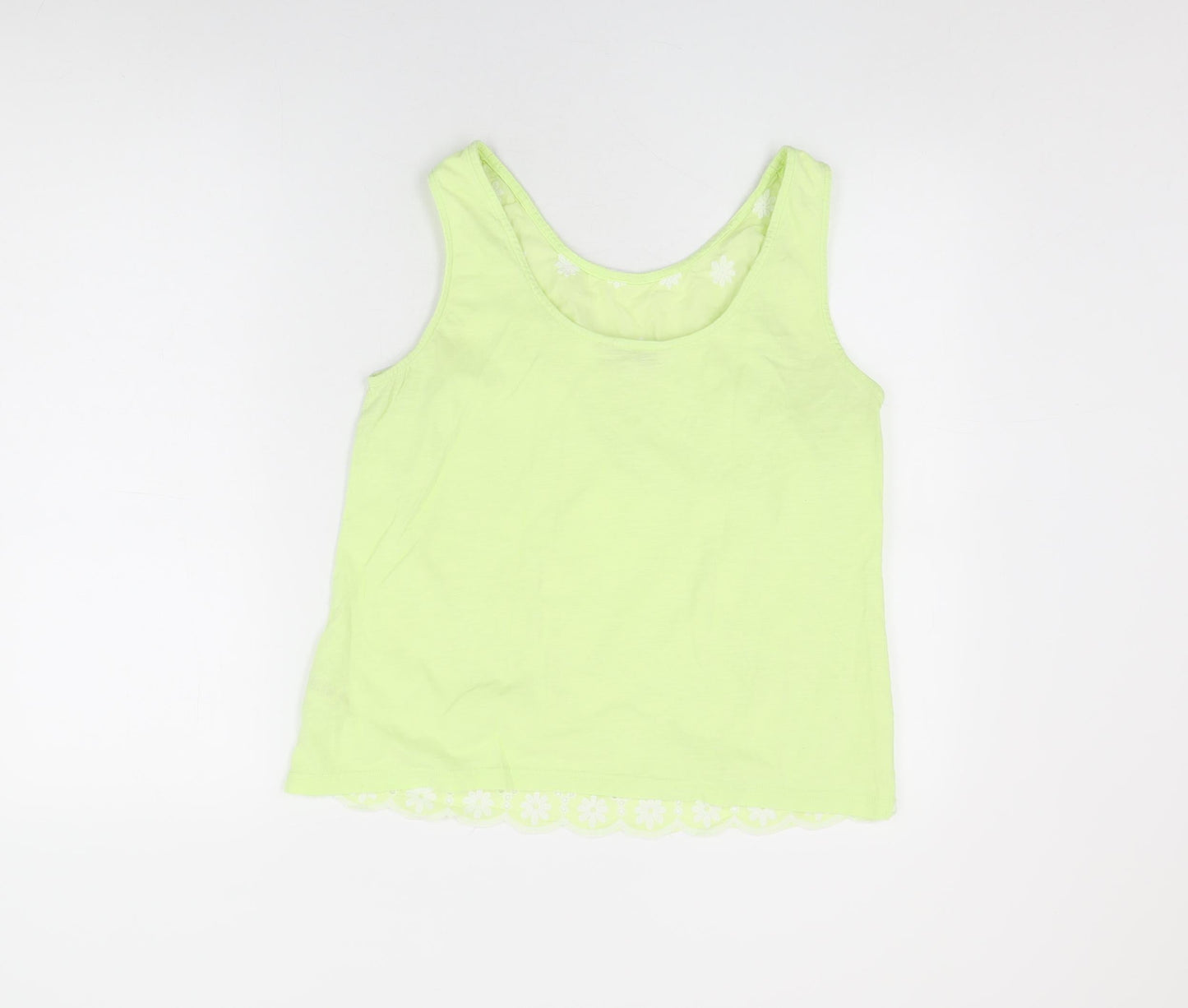 Womens UK Size 14 NEXT Green Basic T-Shirt