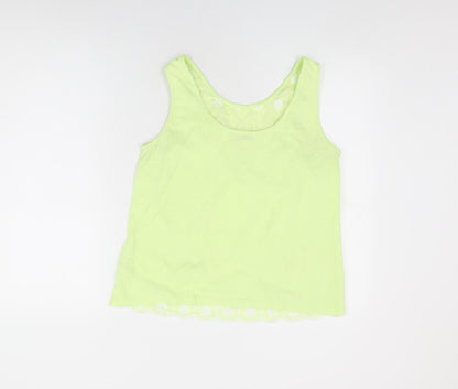 Womens UK Size 14 NEXT Green Basic T-Shirt
