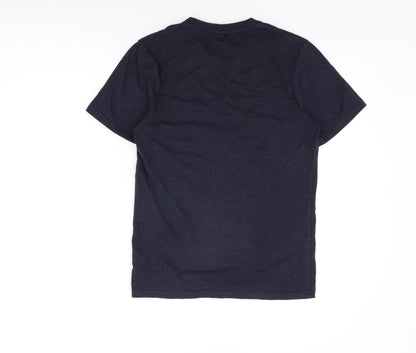 NEXT Mens Blue Cotton T-Shirt Size XS Round Neck