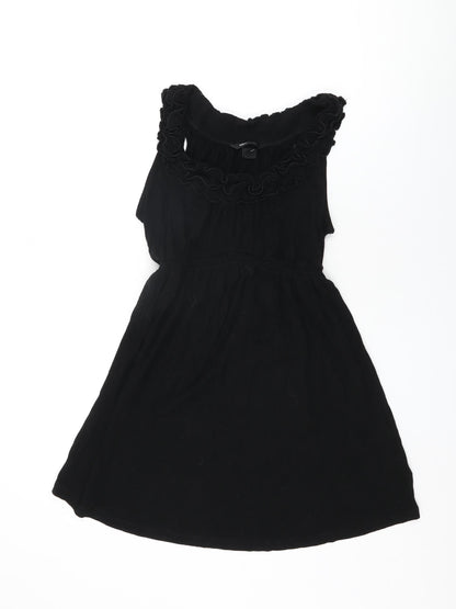 Womens UK Size M H&M Black Basic T-Shirt
