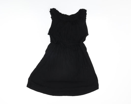 Womens UK Size M H&M Black Basic T-Shirt