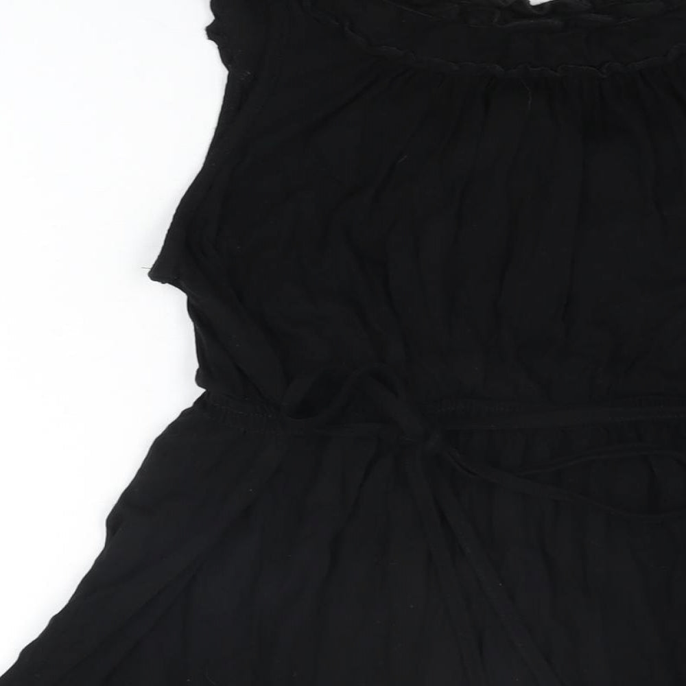 Womens UK Size M H&M Black Basic T-Shirt