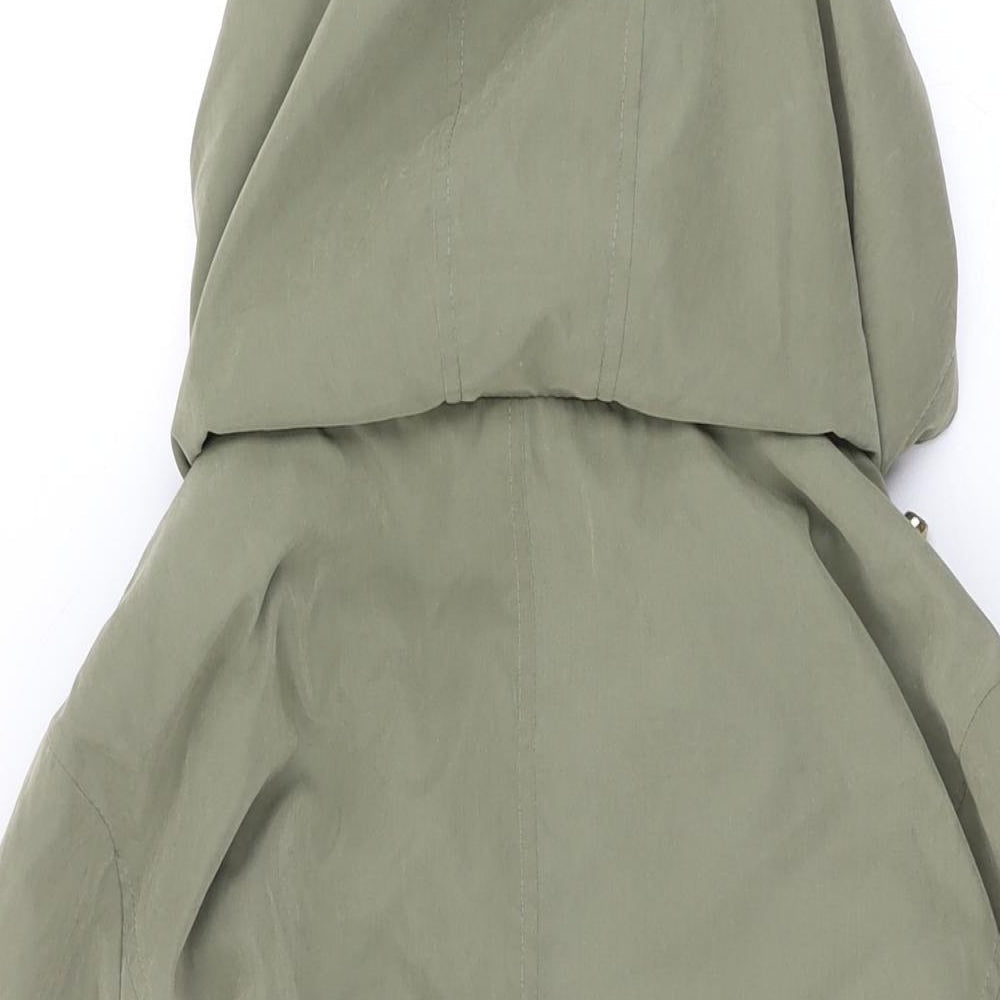 Womens UK Size 18 M&Co Green Overcoat