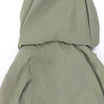 Womens UK Size 18 M&Co Green Overcoat