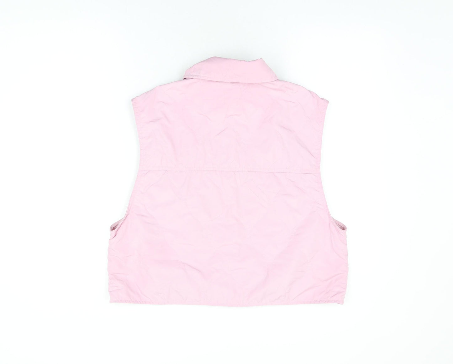 Womens UK Size S H&M Pink Basic Button-Up