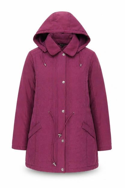 Womens UK Size 14 Bonmarché Purple Overcoat