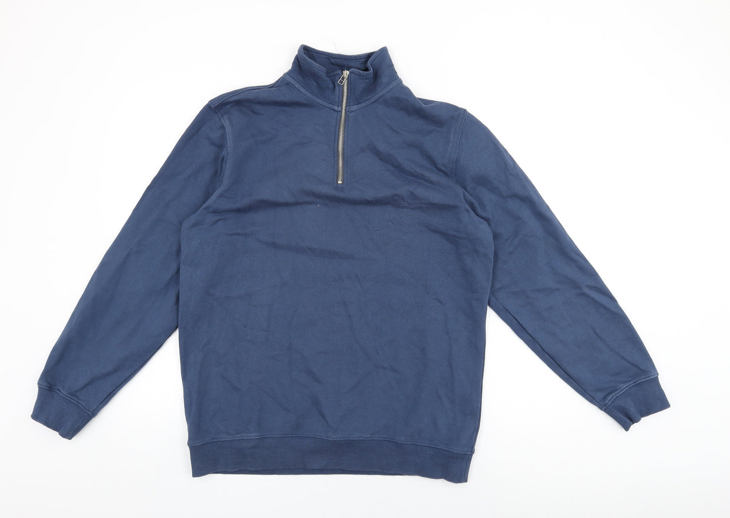 Mens UK Size L John Lewis Blue Pullover Sweatshirt