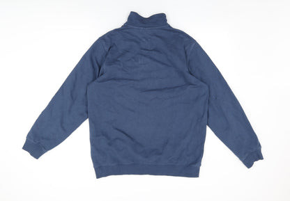 Mens UK Size L John Lewis Blue Pullover Sweatshirt