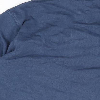 Mens UK Size L John Lewis Blue Pullover Sweatshirt