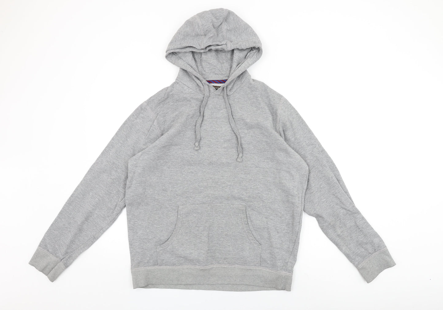 Mens UK Size L Burton Grey Pullover Hoodie