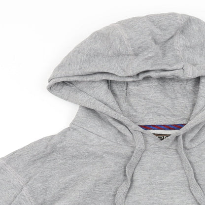 Mens UK Size L Burton Grey Pullover Hoodie